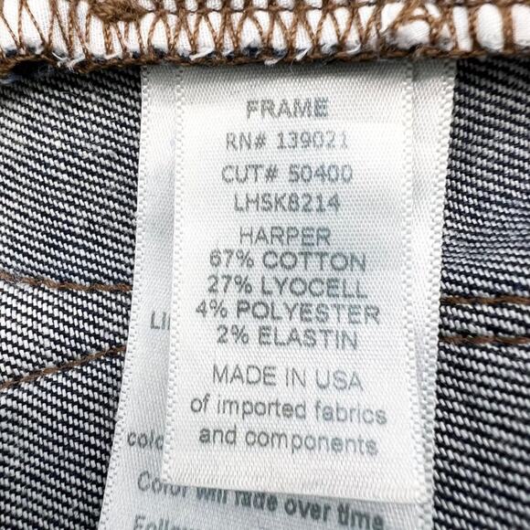 Frame Denim Womens Size 27 Le High Skinny Jeans Harper Stretchy Made‎ in USA - Picture 8 of 10
